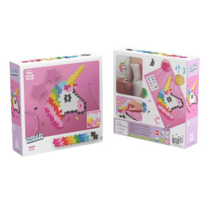 Puzzle by numbers- Jednorożec. Klocki Plus-Plus