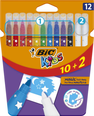 Flamastry KIDS Colour & Erase 10+2 kolory