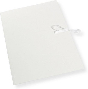 Teczka A4 wiązana biała 300gsm (10szt)