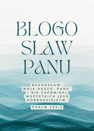 Karnet - Błogosław Panu
