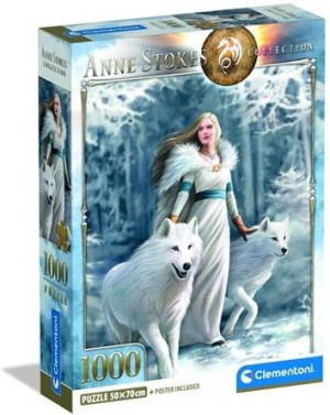 Puzzle 1000 Anne Stokes Collection Winter Guardian