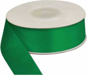 Wstążka dekoracyjna 25mm/25m Zielona