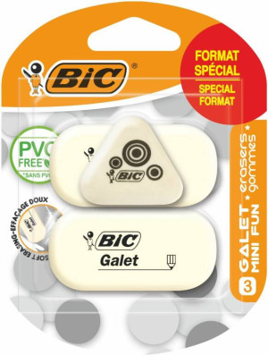 Gumka Galet Mini Fun 2+1szt BIC