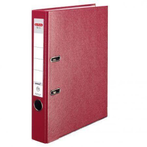 Segregator A4 5cm PP czerwony Q file.