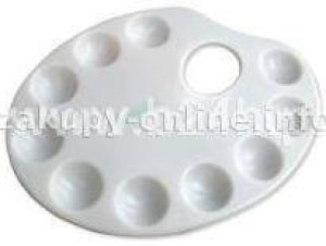 PALETKA PLASTIKOWA OWALNA 10 23X17 CM