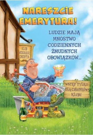 Kartka Emerytura duża