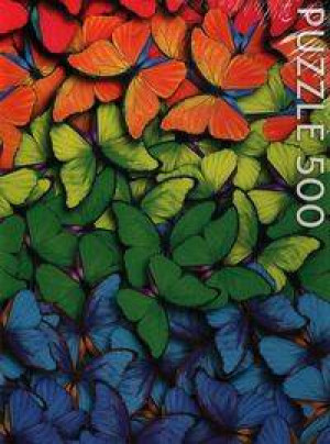 Puzzle 500. Rainbow Butterflies
