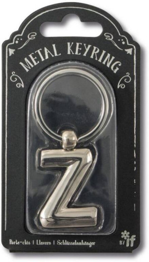 Silver Letter Keyring - brelok do kluczy litera Z