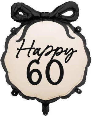 Balon foliowy pastylka Happy 60 47,5x45cm