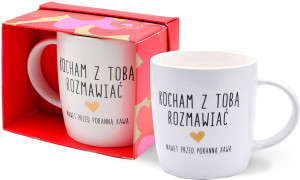 Kubek prezentowy Kocham z Tobą rozmawiać