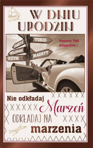 Kartka okolicznościowa. Urodziny