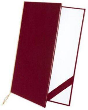 OKLADKA NA DYPLOM A4 ELEGANT BORDO ARG
