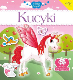 Kucyki. Naklejki z brokatem