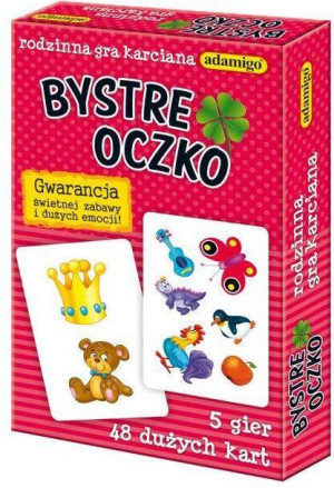 Bystre oczko. Rodzinna gra karciana. Gwarancja świetnej zabawy i dużych emocji