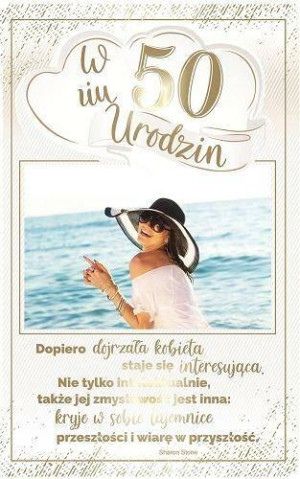 Kartka okolicznościowa Urodziny 50