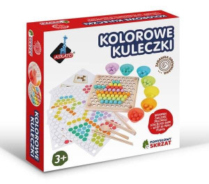 Pomysłowy skrzat. Kolorowe kuleczki