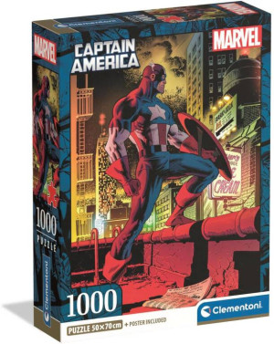 Puzzle 1000 COMPACT Captain America