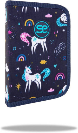 Piórnik jednoklapkowy bez wyposażenia Coolpack Clipper Mrs Unicorn