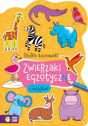 Zwierzaki egzotyczne. Słodkie kolorowanki