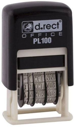 Datownik PL100 czarny D.RECT
