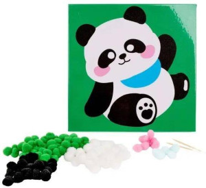 Mozaika pomponowa Panda