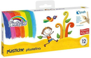 Plastelina 12 kolorów.