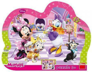 Puzzle 25 ramkowe Minnie i zwierzaki