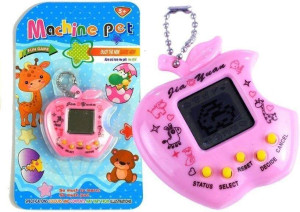 Zwierzątko elektroniczne tamagotchi kultowe różowe