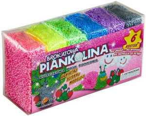 Piankolina brokatowa, 6 kolorów