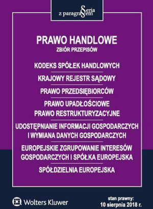 Prawo handlowe Zbiór przepisów