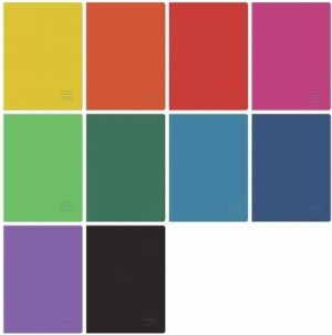 Zeszyt A5/96K kratka Rainbow mix HERLITZ