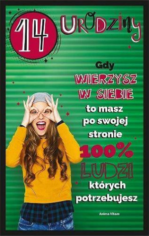 Kartka okolicznościowa. Urodziny 14