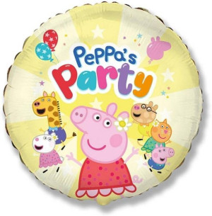Balon foliowy Peppa Party's 45cm