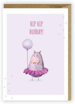 Kartka urodzinowa, eko koperta