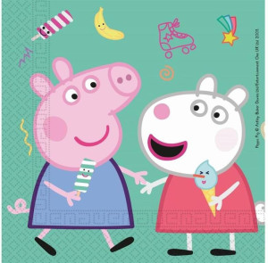 Serwetki papierowe Peppa Pig, 33x33 cm, 20 szt