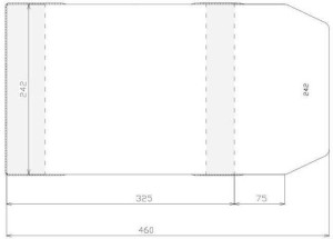 Okładka regulowana 242x400mm (50szt)