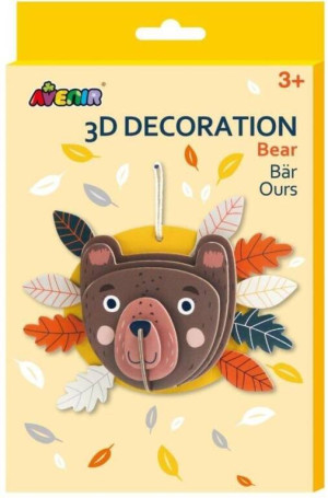 Dekoracje 3D - miś