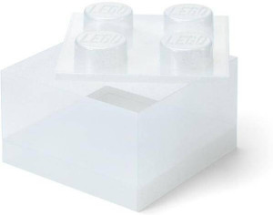 LEGO(R) pojemnik klocek czwórka transparentny