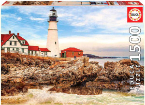 Puzzle 1500 elementów Latarnia na szkle