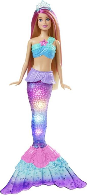 Barbie Malibu. Syrenka migoczące światełka