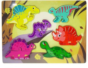 Układanka puzzle dinozaury