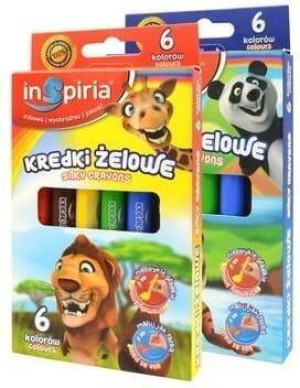 Kredki żelowe 6 kolorów