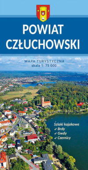 Powiat Człuchowski. Mapa turystyczna 1:75 000