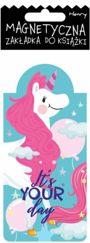 Magnetyczna zakładka do książki. Unicorn
