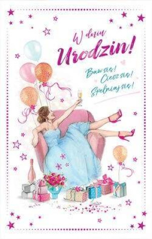 Kartka okolicznościowa. Urodziny