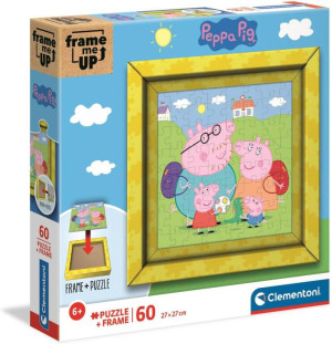 Puzzle 60 frame me up Świnka Peppa