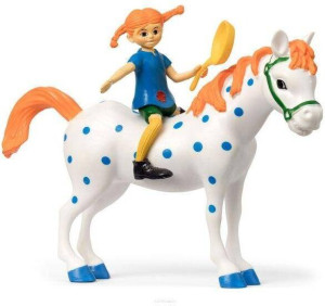 Figurka Pippi z koniem