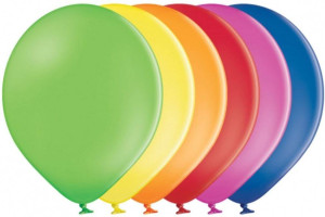 Balony pastelowe 27cm. Mix