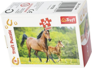 Puzzle 54 mini. Świat koni
