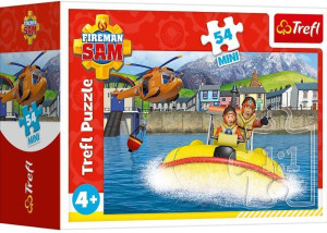 Puzzle 54. Mini. Strażak Sam w gotowości